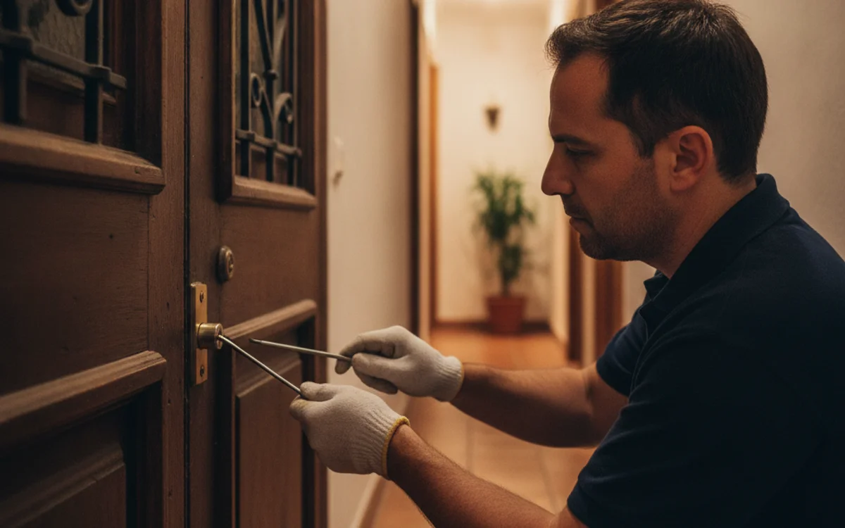 Cómo abrir una puerta si te has dejado las llaves dentro